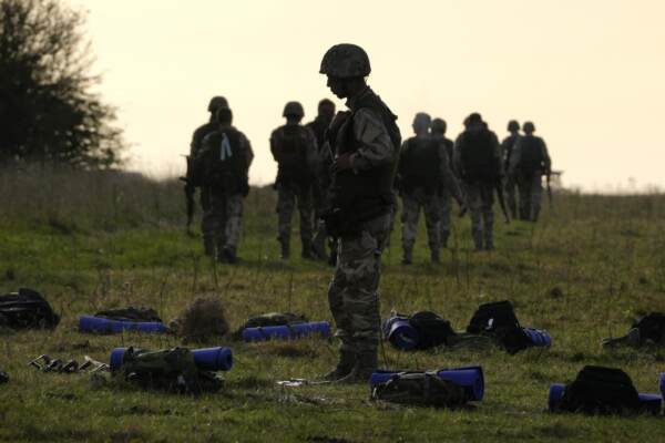 Addestramento di Soldati ucraini nel Regno Unito