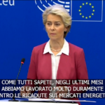 Gas, von der Leyen: “Tagliati 2/3 import russo”