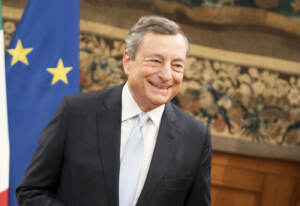 Saluti del Presidente del Consiglio, Mario Draghi ai Giornalisti