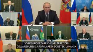 Ucraina, Putin: “Legge marziale in regioni annesse”