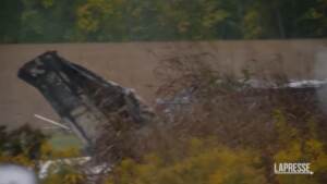 Usa, aereo si schianta su parcheggio in Ohio: 2 morti