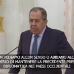 Ucraina, Lavrov: “Senza senso mantenere diplomatici in Occidente”