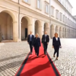 Governo, Meloni con Salvini e Berlusconi da Mattarella
