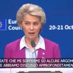 Energia, von der Leyen: “Price cap per correzione del mercato”