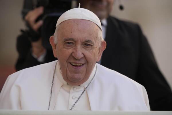 Papa Francesco in udienza generale del mercoledì in Piazza San Pietro