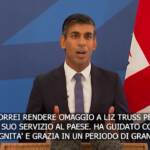 Regno Unito, Sunak: “Unità e stabilità “