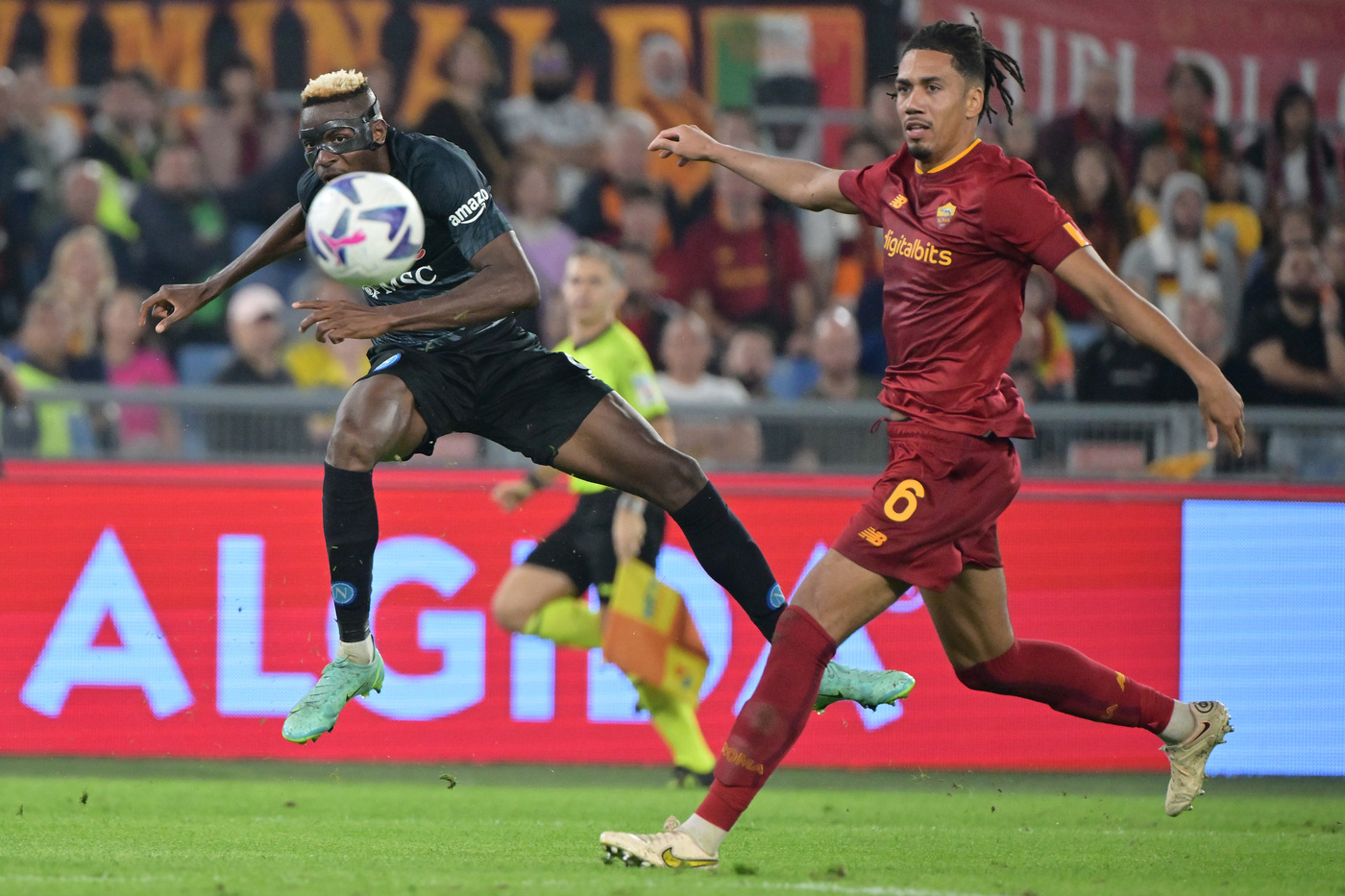 Roma-Napoli 0-1, decide Osimhen