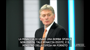 Russia, Peskov: “Minaccia ‘bomba sporca’ di Kiev è vera”