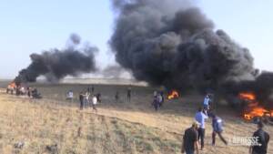 Middle East: Palestinians protest after Israeli raid in Nablus
