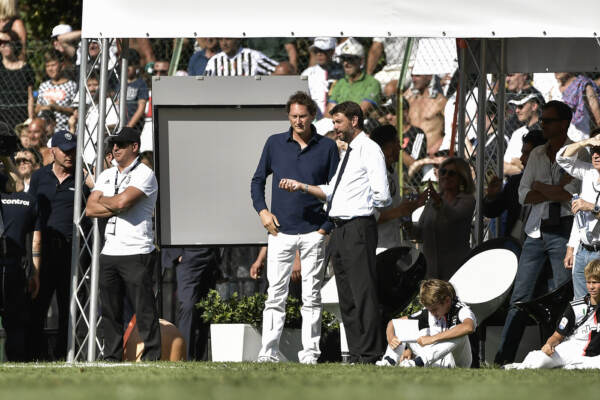 La Juventus a Villar Perosa per la classica amichevole in famiglia