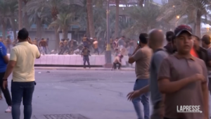 Iraq, clashes between protesters and security forces in Baghdad