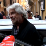 M5S, Beppe Grillo nella sede del Movimento a Roma