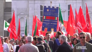 Predappio celebrates Liberation, partisan parade
