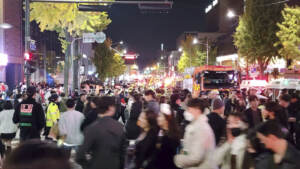 Corea del Sud, calca per Halloween: deciso lutto nazionale