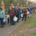 Ucraina, code per l’acqua a Kiev dopo i raid russi