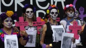 Messico, manifestazione contro il femminicidio