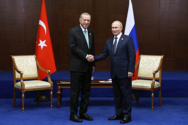 Kazakistan, al via l’incontro Putin-Erdogan ad Astana