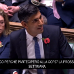 Clima, Sunak: “Parteciperò a Cop 27”