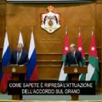 Ucraina, Lavrov: “Ripreso accordo sul grano”