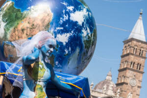 Roma, corteo Fridays For Future contro il riscaldamento globale