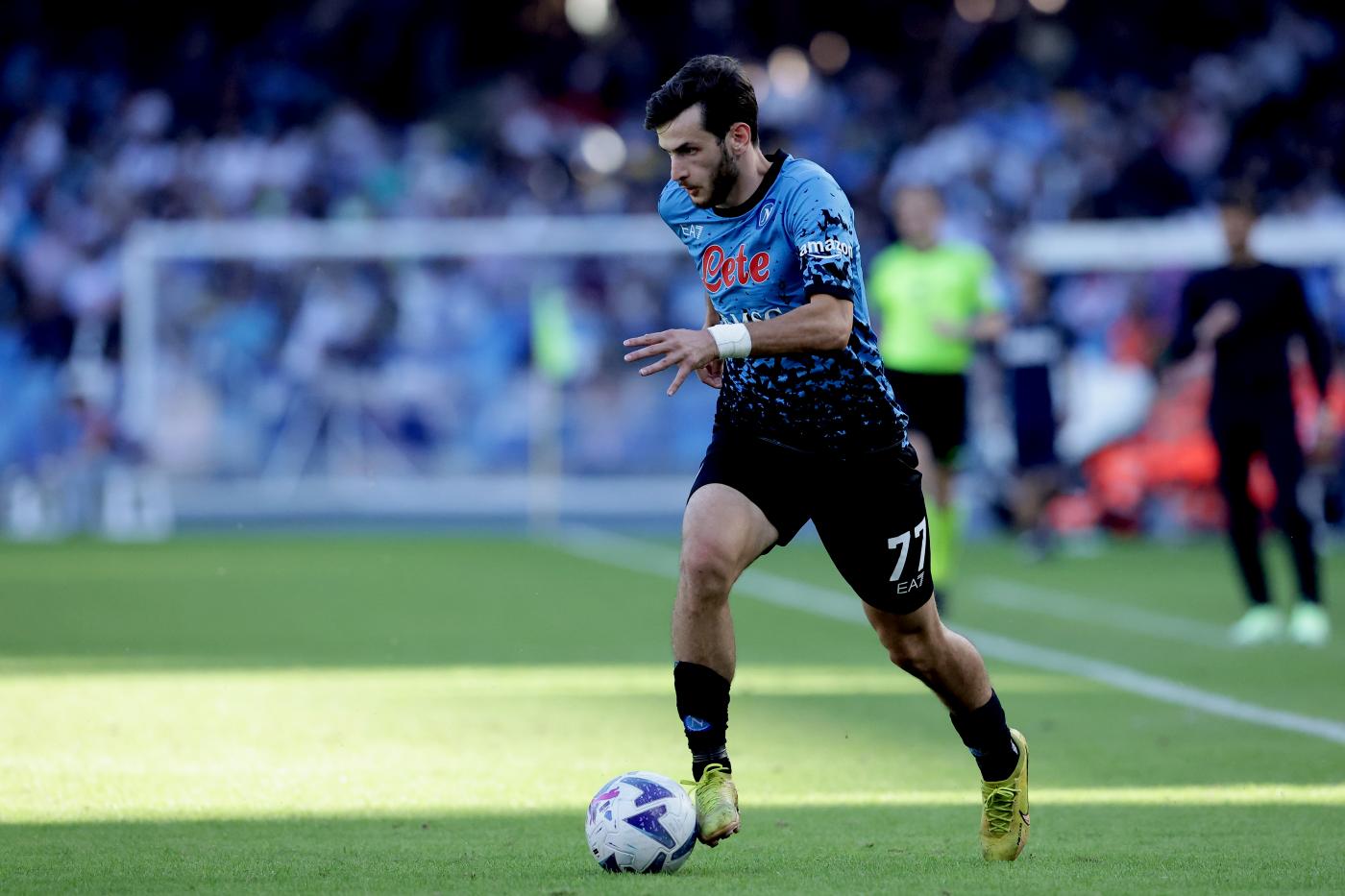 Napoli, Kvaratskhelia salta il big match contro l’Atalanta Napoli, Kvaratskhelia salta il big match contro l’Atalanta