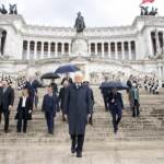 4 novembre, Mattarella e Meloni all’Altare della Pace