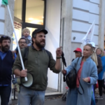 Manifestazione Roma, Letta contestato da pacifisti
