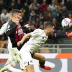 Milan-Spezia 2-1, decide Giroud all’ultimo respiro