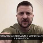 Ucraina, Zelensky: “4,5 milioni di cittadini senza elettricità”