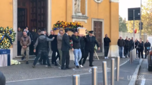 Curva Inter, i funerali di Vittorio Boiocchi