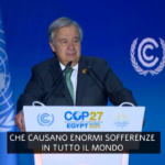 Cop27, combustibili fossili: Guterres chiede tassa su profitti