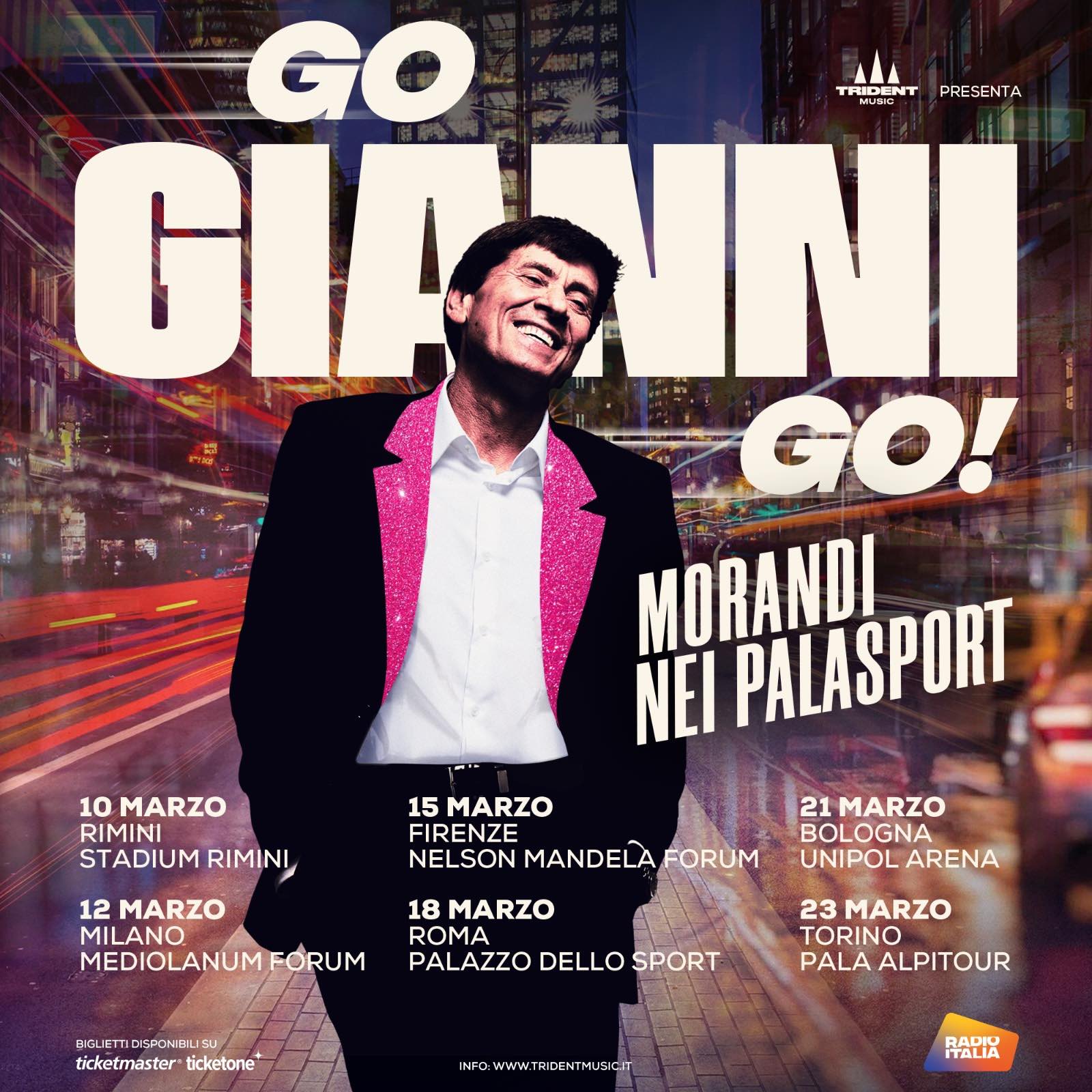 Musica, Morandi annuncia nuovo tour nei palasport