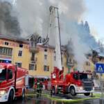 Belluno, a fuoco locanda Ponte Serra a Lamon
