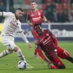 Cremonese-Milan 0-0, rossoneri fermati dai grigiorossi