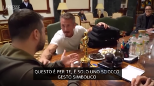 Ucraina, Sean Penn Oscar a Zelensky