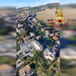 Terremoto Marche, ricognizione aerea su Ancona