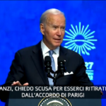 Cop27, Biden si scusa per il ritiro Usa dall’accordo di Parigi