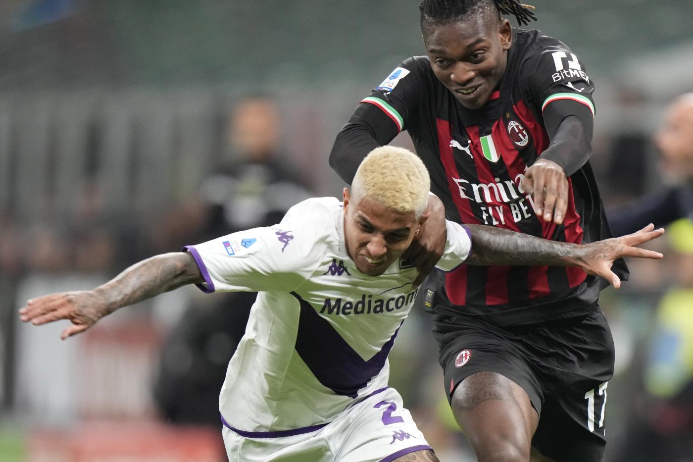 Milan-Fiorentina 2-1, decide autogol Milenkovic Milan-Fiorentina 2-1, decide autogol Milenkovic