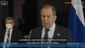 Russia, Lavrov: “Usa e Nato vogliono dominare Asia-Pacifico”