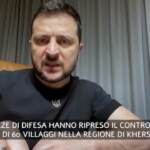 Ucraina, Zelensky: “A Kherson ricostruiremo infrastrutture”