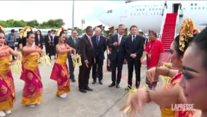 G20, Macron è arrivato a Bali