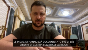 Kherson, Zelensky: “400 crimini di guerra russi”