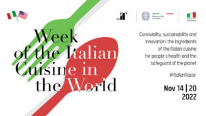 Italia-Usa, al via”VII Settimana della Cucina Italiana nel Mondo”