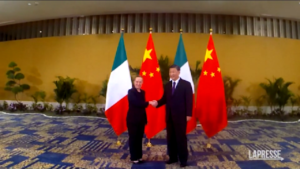 G20, Meloni vede Xi Jinping