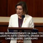 Usa, Pelosi: “Non mi candido a leader democratica Camera”