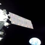 Spazio, la Terra vista dalla capsula Orion