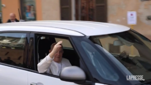 Asti, l’arrivo del Papa a Portacomaro