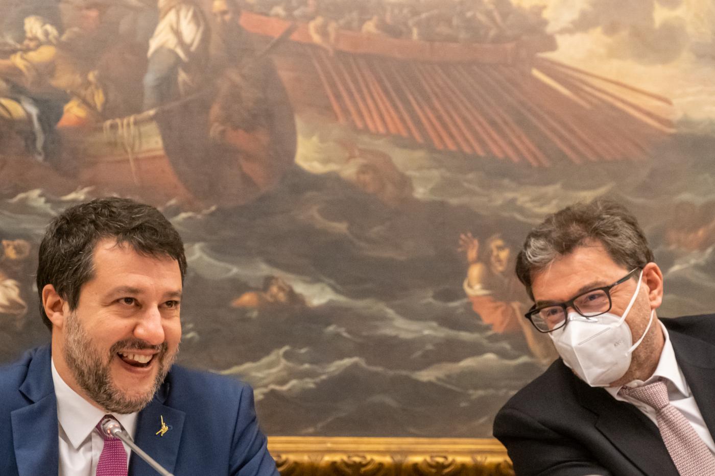 Manovra, incontro Salvini-Giorgetti al Mef