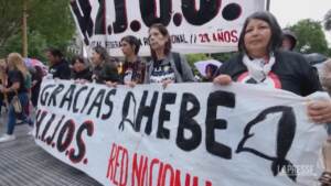 Argentina, corteo in memoria di Hebe de Bonafini