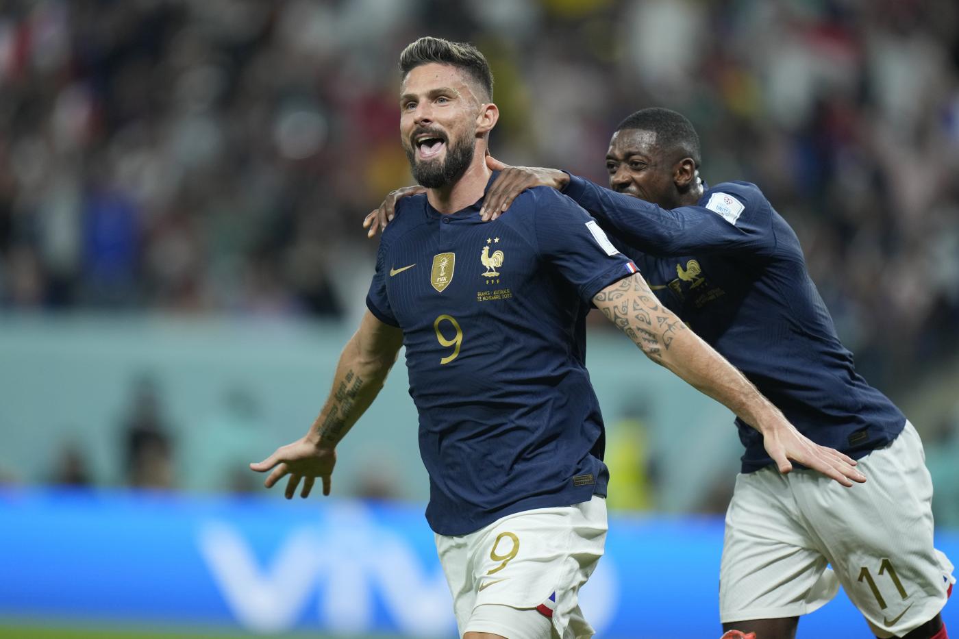 Qatar 2022, poker della Francia contro l’Australia